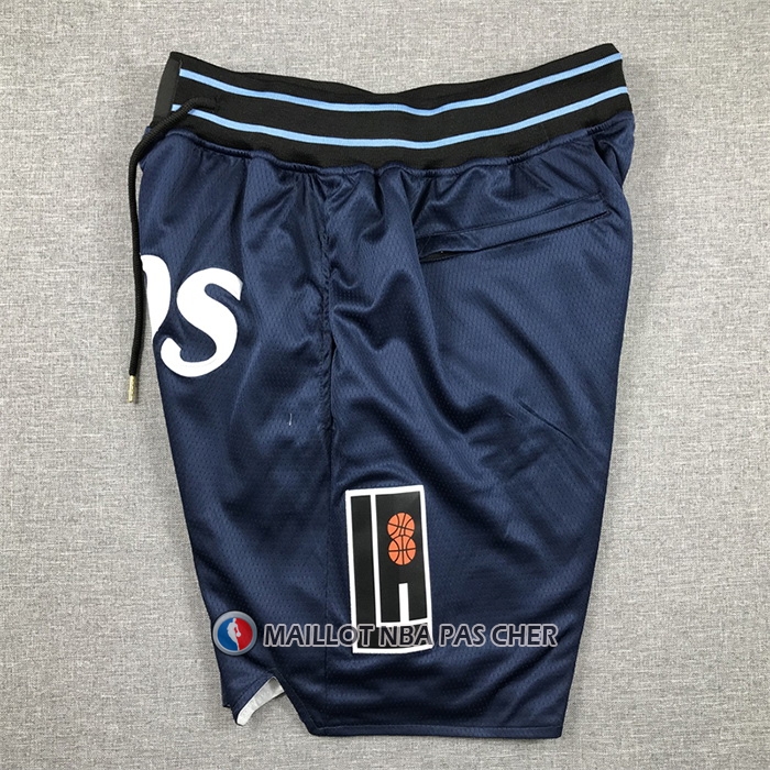 Short Los Angeles Clippers Ville Just Don 2023-24 Bleu